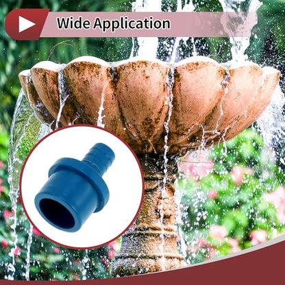 Plastic Hose Barb Fitting 1-1/4" x 5/8" Barb OD Straight Through Pipe Connector Blue 5 Pcs - color: Blue, size: 1-1/4" x 5/8" OD