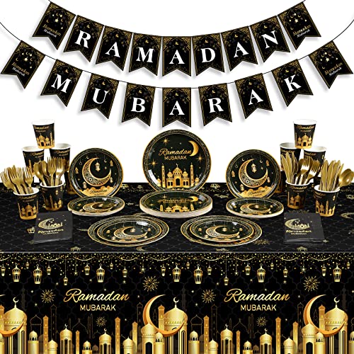 6 Pack Ramadan Plastic Tablecloth Decorations & Ramadan Party Supplies Decorations
