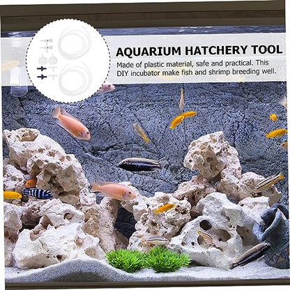 Sosoport 2 Sets Shrimp Hatching Kit with Transparent Soda Bottle Accessories DIY Artemia Hatchery Tools for Aquarium Fish Breeding Incubator Egg Hatchery Supplies