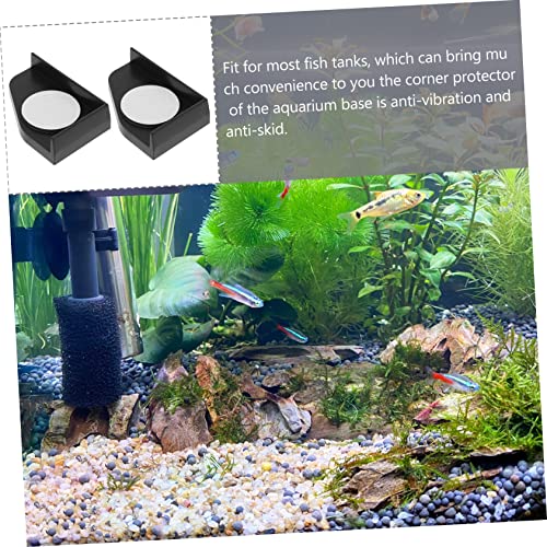 Mipcase 8pcs Fish Tank Corner Pads Thickened -Collision Corner Protectors for Aquarium Base Shockproof Safety Bumpers Easy to Install Non- Mat for Preventing Damage