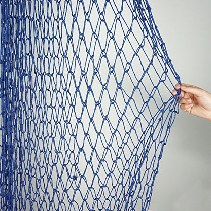 Decorative Fish Netting, Fishing Net Decor, Ocean Pirate Beach Theme Party Decorations, Mediterranean Decor, Blue