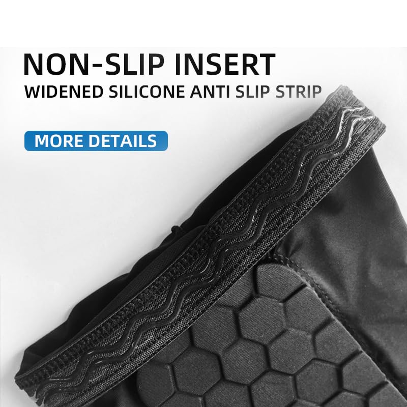 2 Pack Soccer Shin Guards Soccer Kids Adult, Soft Anti-Collision Soccer Shin Pad with EVA Honeycomb Pads, Shin Defender Shin Guard Sleeves - color: Black, size: Large