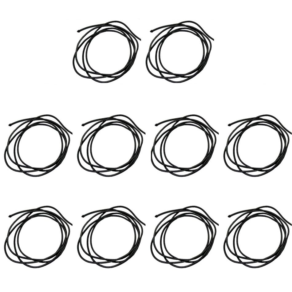 10 Pack Boxing Reflex Ball Elastic Cord Replacement Stretchy String Stretch Shock Cord for Boxing Reflex Ball Headband Boxing Training Ball Headbands Reaction Punching Speed Ball Head Band