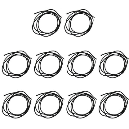 10 Pack Boxing Reflex Ball Elastic Cord Replacement Stretchy String Stretch Shock Cord for Boxing Reflex Ball Headband Boxing Training Ball Headbands Reaction Punching Speed Ball Head Band