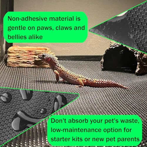 Bearded Dragon Tank Accessories, Large Reptile Carpet, Reptile Mat, Bearded Dragon, Leopard Gecko Substrate,Bearded Dragon Tank Flooring, Snake,Tortoise Bedding(18"x80")