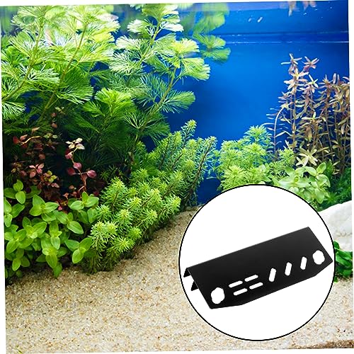 Toyvian Aquarium Tool Holder Organizer Storage Rack for Fish Tank Maintenance Wall-Mounted Tweezers and Scissors Holder Easy Installation for Aquatic Plant Care