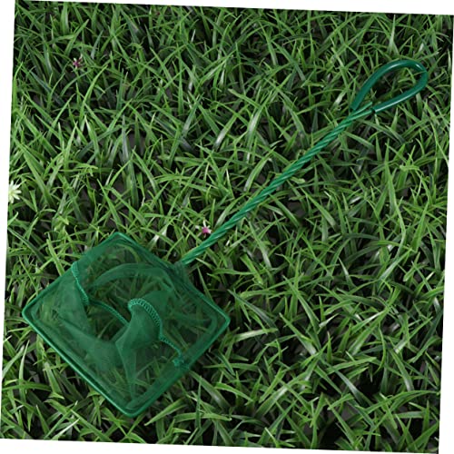 Abaodam 4pcs Soft Fish Net for Aquariums Green Fishing Nets for Safe Catching of Fish and Shrimp Essential Aquarium Accessories