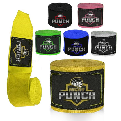 ProShield Boxing Wraps| 180-Inch Bandages| Boxing Hand Wraps Protection for Muay Thai MMA and Kickboxing - color: Yellow, size: 157"