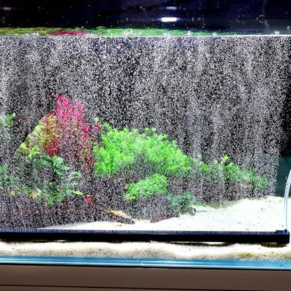 hygger Weighted Nano Mist Bubble Wall Bar, 23.6" Self-Sinking ABS Air Stone Strip with Gentle Oxygen Diffuser for Freshwater & Marine Aquarium, Hydroponics - size: 23.6 Inch