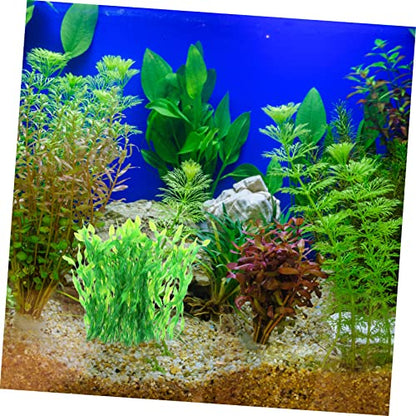 BESPORTBLE 10Pcs Realistic Underwater Kelp Grass Aquarium Landscape Props Fish Tank Water Plants Decor for Natural Fish Habitat and Home Desktop Decoration