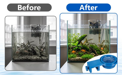 Extra Large Aquarium Water Change Diffuser Baffle Tool | Baffle Tool for Rimless & Rimmed Tanks, Spill-Proof Flow Deflector Protects Substrate, Plants & Decorations