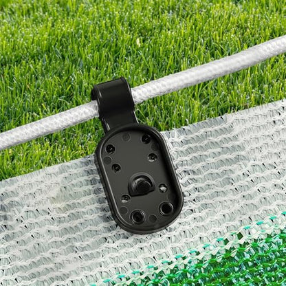 100 Pcs Netting Clips For Shade Cloth, Strong Plastic Snap Holders, Detachable Multi-Hole Wind Clips For Garden Canopies, Covers, And Outdoor Awnings