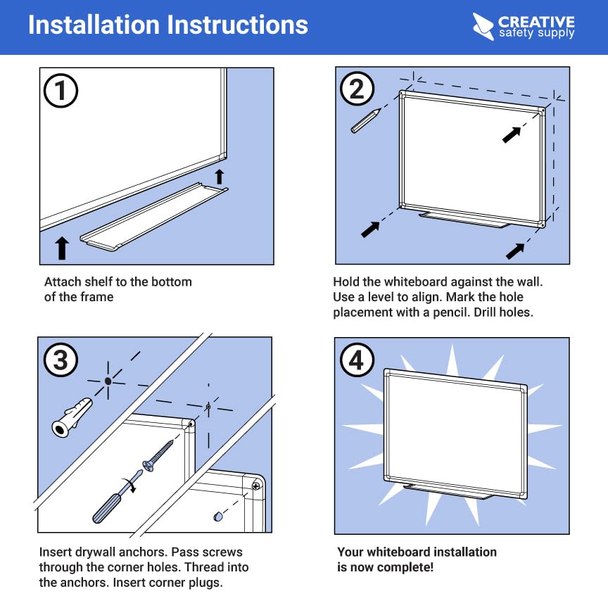 Hockey Playboard Whiteboard - 60" x 40" - size: 60" x 40"