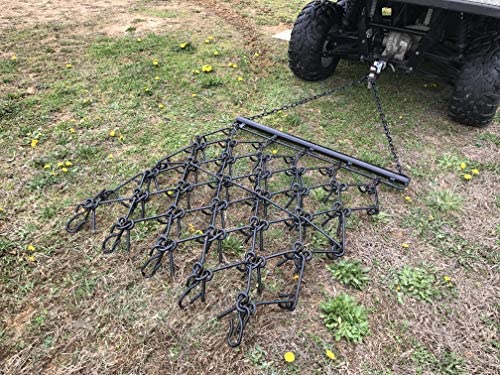 4' x 4' Variable Action Drag Chain Harrow - Overall Length: 90" - 3/8" Dia - size: 4' W x 4' L, 3/8" Dia
