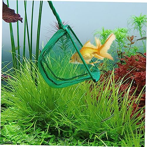 Abaodam 2Pcs Fishing Net Aquarium Fish Net with Soft Mesh for Catching for Stream River and Lake Fishing