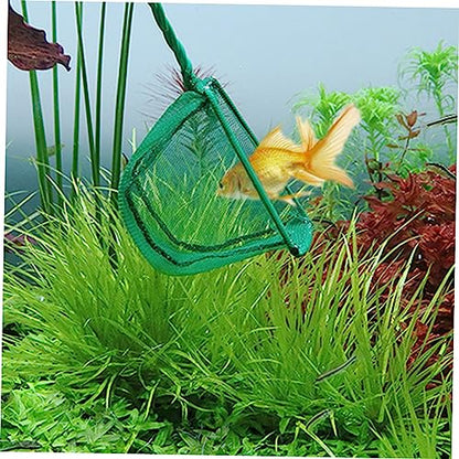 Abaodam 2Pcs Fishing Net Aquarium Fish Net with Soft Mesh for Catching for Stream River and Lake Fishing