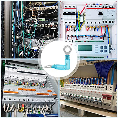 270PCS Heat Shrink Wire Connectors Kit, 22-10AWG | Marine Grade Eyelet Ring Fork Spade Butt Hook Splices Crimp Terminals