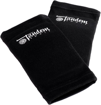 Tandem Sport Volleyball Elbow Pads - Volleyball Pads for Floor Burns and Bruises - Non-Bulky Volleyball Elbow Pads - color: Black