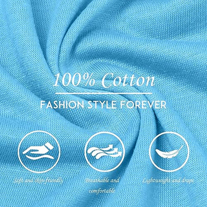 Turban Head Wrap Scarf,African Women' Soft Long Scarf Shawl Hair Bohemian Headwrap Stretch Headband Tie - color: Lake Blue