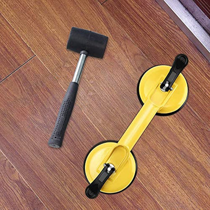 FCHO Heavy Duty Glass Suction Cup for Tile Lifting Dent Pull Repair | Aluminum Glass Suctio Handle Holder Hooks to Lift Large Glass/Moving/Pad for Lifting/Dent Fixer - color: Yellow-01