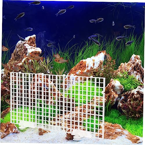 Aquarium Divider Bottom Plastic Separation Board Fish Breeding Box for Aquarium Net Design Easy to Install
