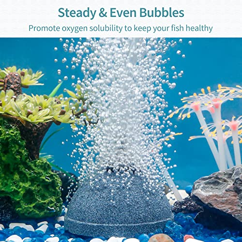 Pawfly Aquarium Air Stone 2 Inch Bread, Fish Tank Air Stone Oxygen Diffuser for Air Pump Fish Tank Bucket Small Pond and DWC Reservoir - size: 2.3 Inch