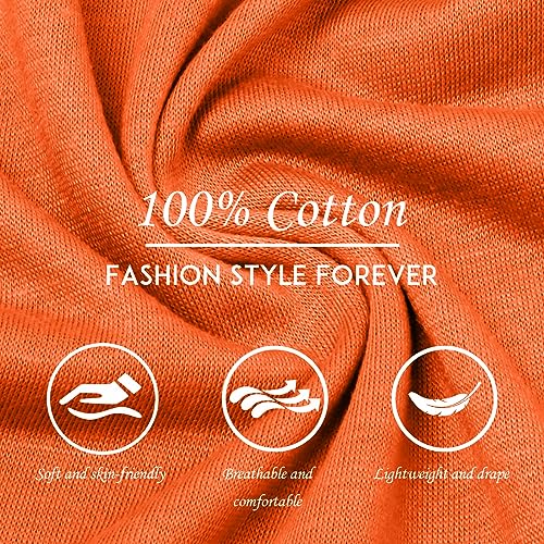 Turban Head Wrap Scarf,African Women' Soft Long Scarf Shawl Hair Bohemian Headwrap Stretch Headband Tie - color: Orange