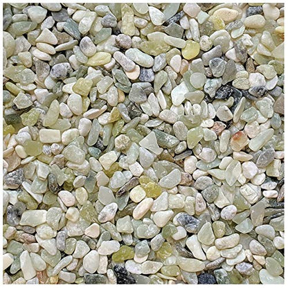 Midwest Hearth Decorative Jade Bean Pebbles 1/5" Size (2-lb Bag) - size: 2-lb Bag