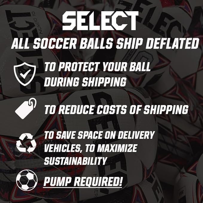SELECT Blaze DB Soccer Ball - color: White/Red/Blue V22 - 1-Ball