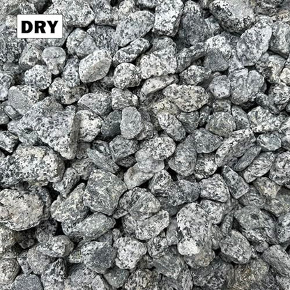 11 Pounds of Big Dalmatian Granite Stones 1" to 2" Size, Rocks Gravel Pebbles for Landscaping, Terrariums, Aquariums, Gardens, Pond Water Features, Flower Pots, Decorative Walkways, Bonsai, etc