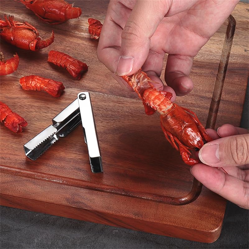 Crawfish Sheller Tool，Crawfish Peeler Tool For Peeling Cooked Shrimp Tails，Crawfish Peeler Tool for Protecting Nails And Keeping Fingers Clean (6)