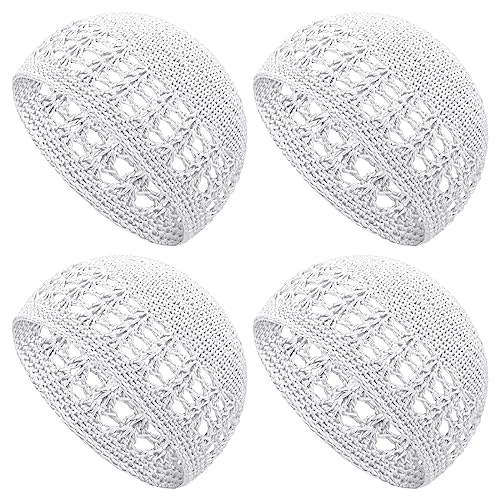 Boyiee Kufi Hat for Men - color: White, style: Classic