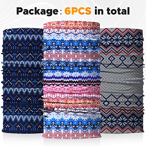 JOEYOUNG Headwear, Bandana, Neck Gaiter Head Wrap Headband Balaclava Magic Scarf - color: A-boho 3