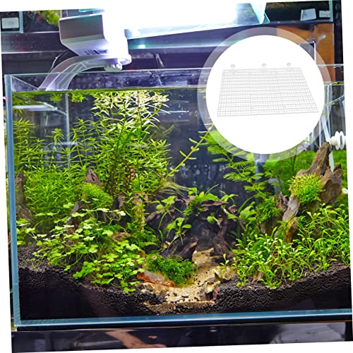 Happyyami 1set Aquarium Divider Fish Tank Separation Tool High-Transparency for Breeding Easy to Install Panels Cups for Fish Isolation - color: Transparent