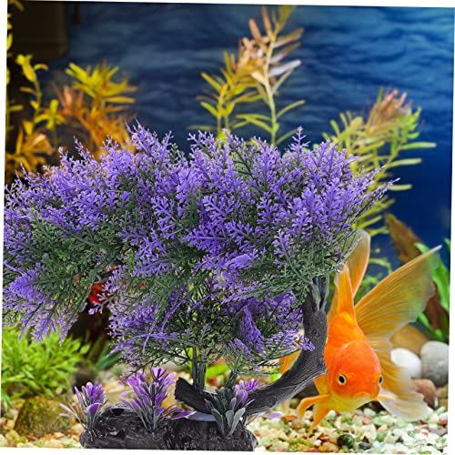 PRETYZOOM Simulated Pine Tree Aquarium Decoration Vivid Model Artificial Tree for Fish Tank Realistic Pine Tank Supply Easy Care Aquarium Decor
