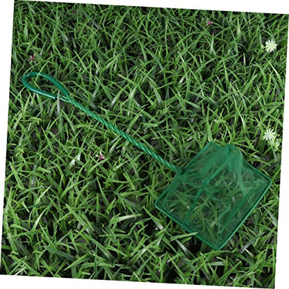 4pcs Green Aquarium Fishing Net Soft Mesh for Catching of Fish and Shrimp Essential Aquarium Accessories