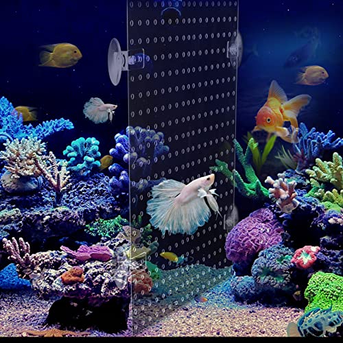 Yes!Fresh Acrylic Aquarium Fish Tank Divider Clear Kit Fit for All Type Aquarium Divider for 10 Gallon Fish Tank and Up to 950 Gallon Tank Divider (Kit B - 2 PCs 5.9"x11.8") - size: Kit B - 2 PCs 5.9"x11.8"