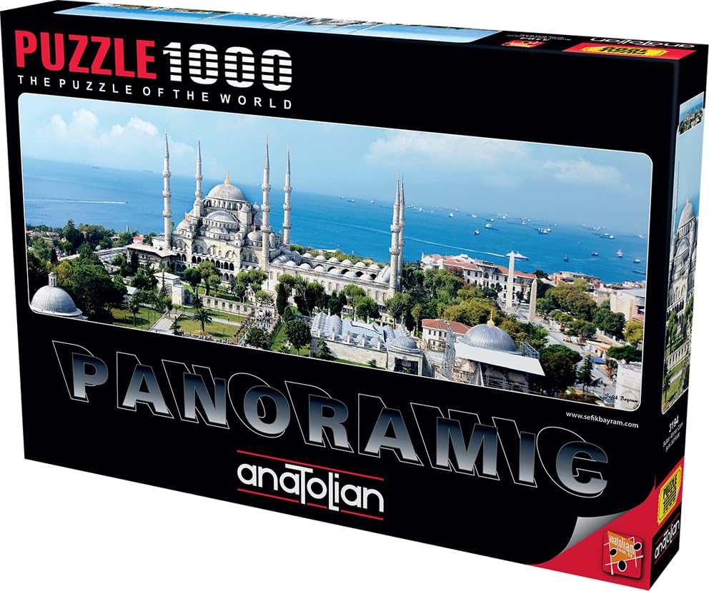 Anatolian Puzzle - Sultanahmet Mosque, 1000 Piece Jigsaw Puzzle, #3194 - color: Sultanahmet Mosque