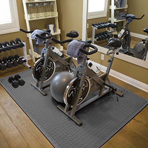 Sivan Health and Fitness Puzzle Exercise Mat EVA Foam Interlocking Tiles - color: Grey