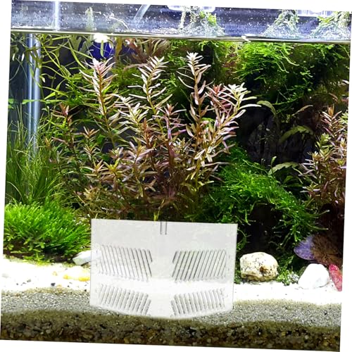 Aquarium Divider Acrylic Pump Isolation Plate for Clean Water Easy Install Fish to Prevent Sand Clogging and Manage Pump Wires Fits Various