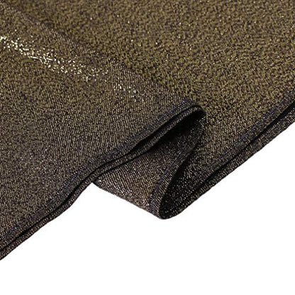LMVERNA Women's Sparkling Metallic Soft Pashmina Shawls and Wraps Scarf in Solid Colors - color: Black-gold