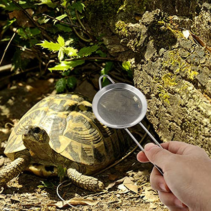 MERRYHAPY 2pcs Box Reptile Sand Shovel Outdoor Sand Poop Scooper Sand Scoop Reptile Substrate Scoop Litter Cleaner Corner Scoop Pet Poo Shovel Lizard Accessories Cleaning Silver Barbed Wire