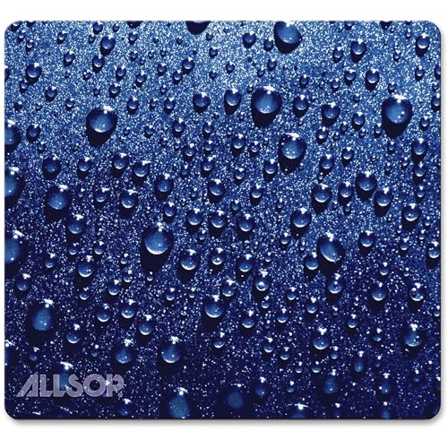 Allsop Mouse Pad, Raindrop - Blue (30182), 8.5 x 8 - style: Raindrop, Blue
