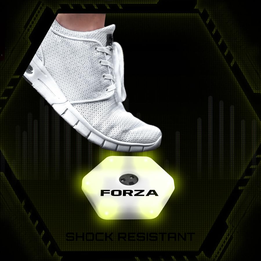 METIS Forza Reaction Training Lights | Speed & Agility Training Tool with App Integration – LED Reaction System for Athletes, Fitness, Sports & Rehab - size: Pack of 8