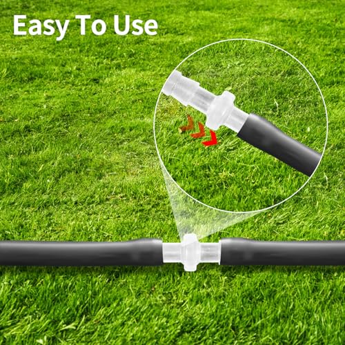 5-Pack 1/8" Barbed Fitting, Universal | Plastic Barbed fitting; for air, water, fuel lines; fits aquarium, water pump, irrigation systems - size: 1/8