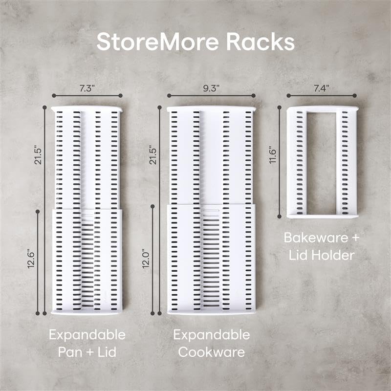 YouCopia StoreMore Bakeware Rack, Adjustable Dividers, Baking Pan Organizer - size: Bakeware Rack Classic