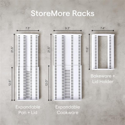 YouCopia StoreMore Bakeware Rack, Adjustable Dividers, Baking Pan Organizer - size: Bakeware Rack Classic