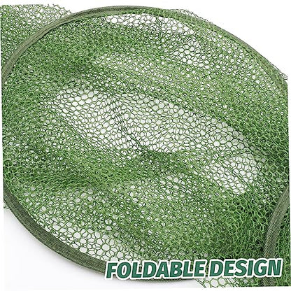 Yardwe Collapsible Fishing Net Lightweight Mesh Tuck Net for Fish Shrimp Use Fishing Tool for Lakes Rivers Sea - size: 200.00X33.00X33.00CM