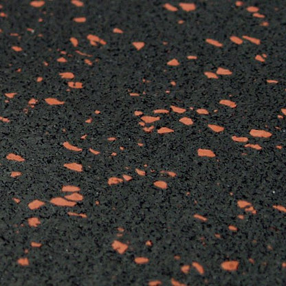 Rubber-Cal Elephant Bark Flooring 3/8-inch T x 4-feet - color: Red Dot, size: 60"L x 48"W x 0.4"Th