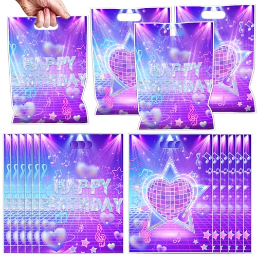 Falueqg Kpop Birthday Party Favors - 50 Pcs Purple K-D-Hunters Goodie Candy Gift Bags K Pop Theme Party Supplies for Girls Kpop Birthday Baby Shower Decorations - color: Kpop